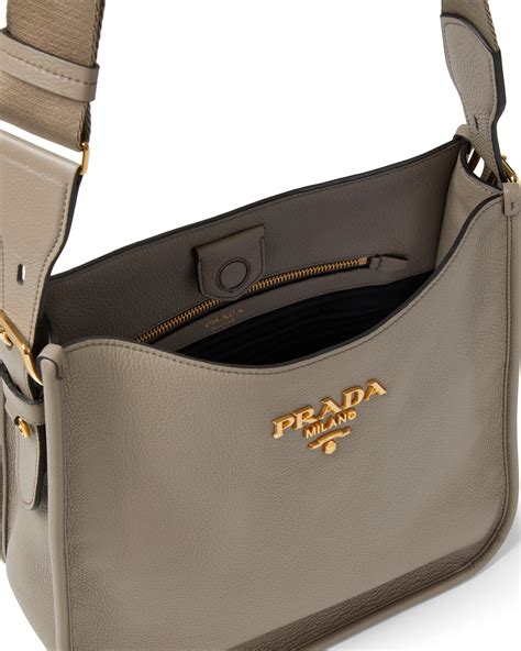 prada holo|Prada hobo leather bag.